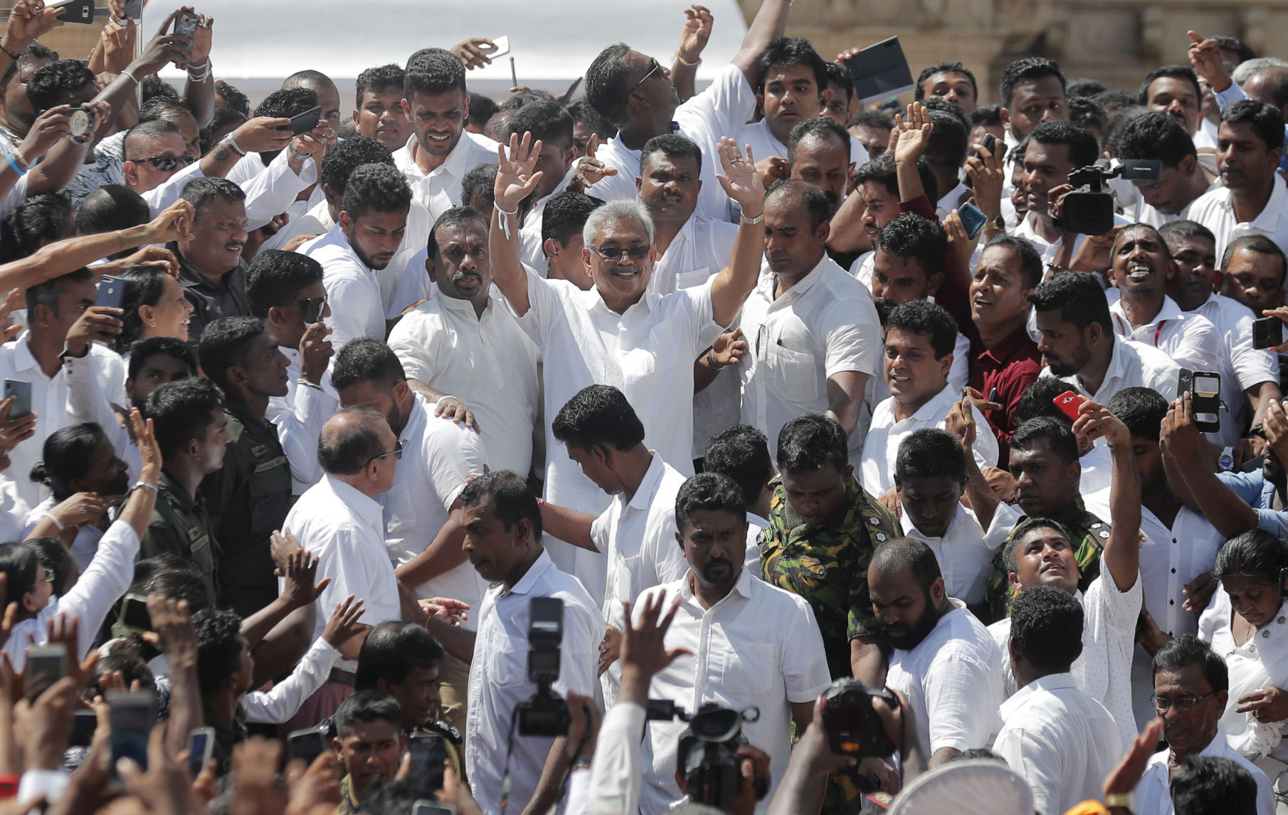 APTOPIX Sri Lanka New President
